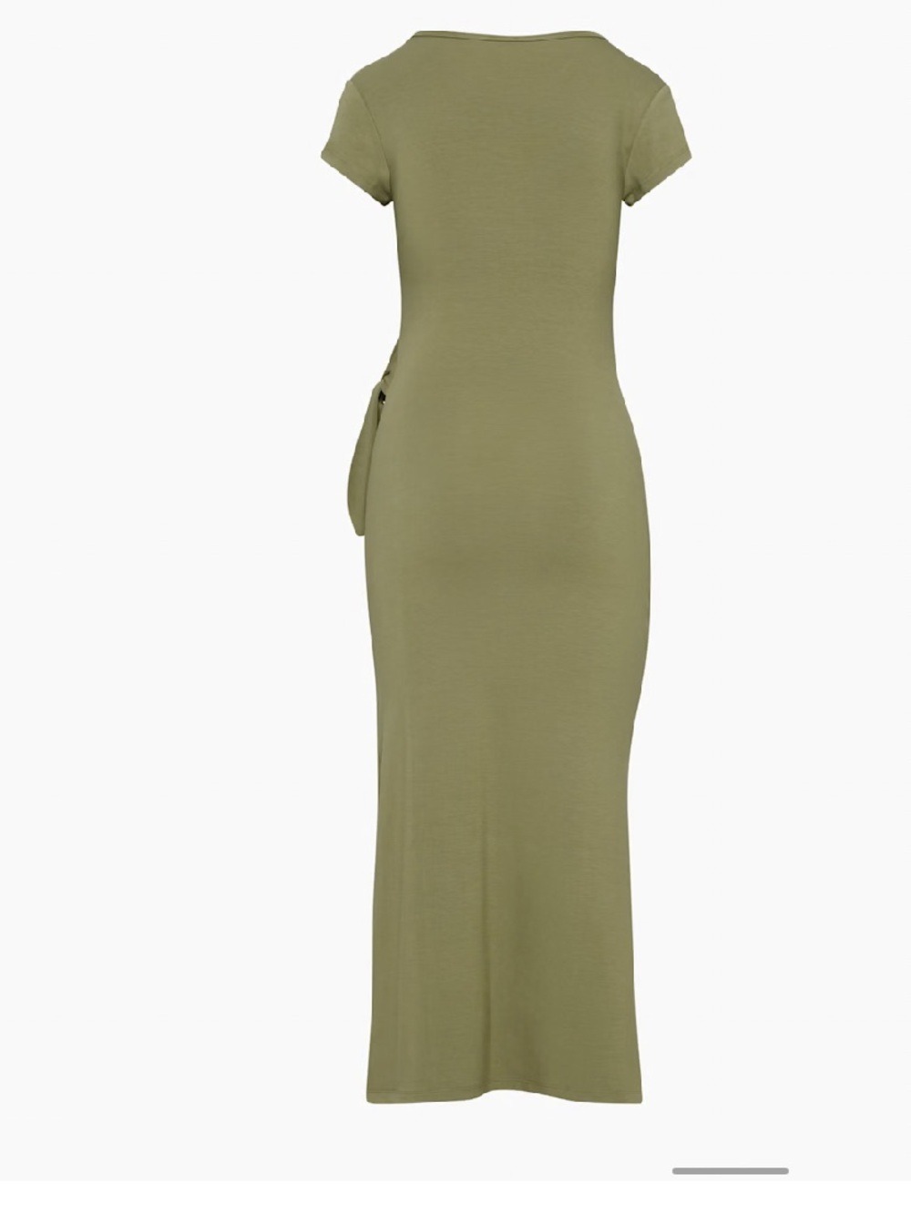Aritzia Wilfred Olive Green Jersey Resort Maxi Dress Medium - Picture 9 of 14